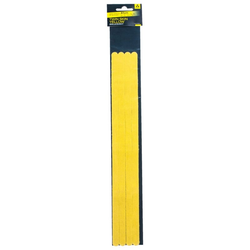 Peaux de remplacement FISCHER Twin Skin Yellow Mohair Mix (Jaune)