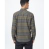 M Benson Flannel Shirt Tentree Olive Night Green Lake Ombre Plaid