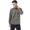 M Benson Flannel Shirt Tentree Olive Night Green Lake Ombre Plaid