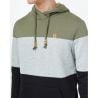 M Treefleece Blocked Reynard Hoodie Tentree Lichen Green/Hi Rise Grey Heather/Meteorite Black