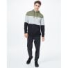 M Treefleece Blocked Reynard Hoodie Tentree Lichen Green/Hi Rise Grey Heather/Meteorite Black