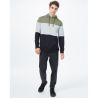 M Treefleece Blocked Reynard Hoodie Tentree Lichen Green/Hi Rise Grey Heather/Meteorite Black