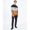 Sweat à capuche Tentree Treefleece Blocked Reynard (Lichen Green/Hi Rise Grey Heather/Meteorite Black) homme