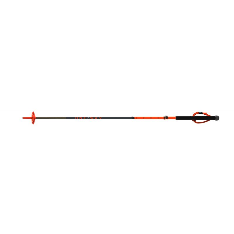 Stavar för turskidåkning ONE WAY TR Carbon Vario X (svart/orange)
