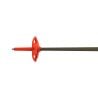 Tr Carbon Vario XAlu 7075/carbon/aramid Tip, Length 115-135, Asphalt/flame/flame Fischer