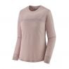 Technical top Patagonia Cap Cool Merino Graphic Shirt (Fitz Roy Fader: Stingray Mauve) woman