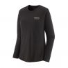 Top tecnico Patagonia Cap Cool Merino Graphic Shirt (Heritage headher/ Black) donna