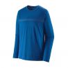 Teknisk topp Patagonia Cap Cool Merino grafisk skjorte (Fitz Roy Fader/ Alpine Blue) mann
