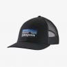 Gorra Patagonia P-6 Logo Lopro Trucker Hat (Negro)