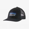 Kappe Patagonia P-6 Logo Lopro Trucker Hat (Schwarz)