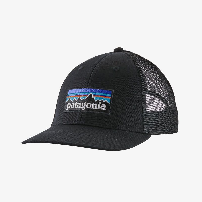 Casquette PATAGONIA P-6 Logo Lopro Trucker Hat (Noir)
