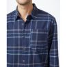 Tentree Benson Flannel Shirt (verde notte oliva lago Ombre Plaid) uomo