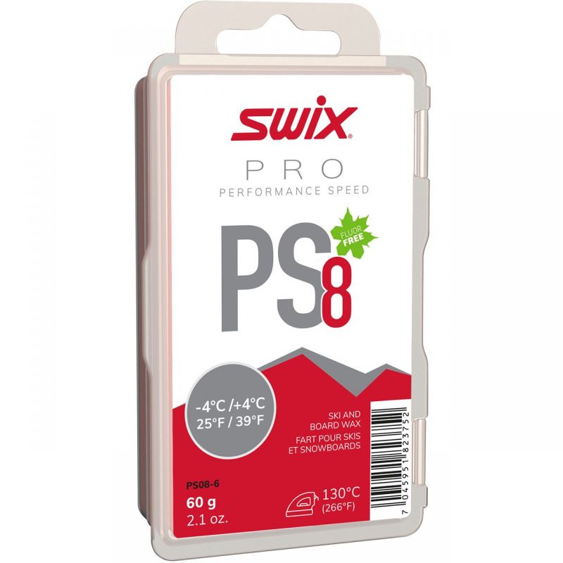 Cire swix Pro Performance Speed 8 60g (rouge)
