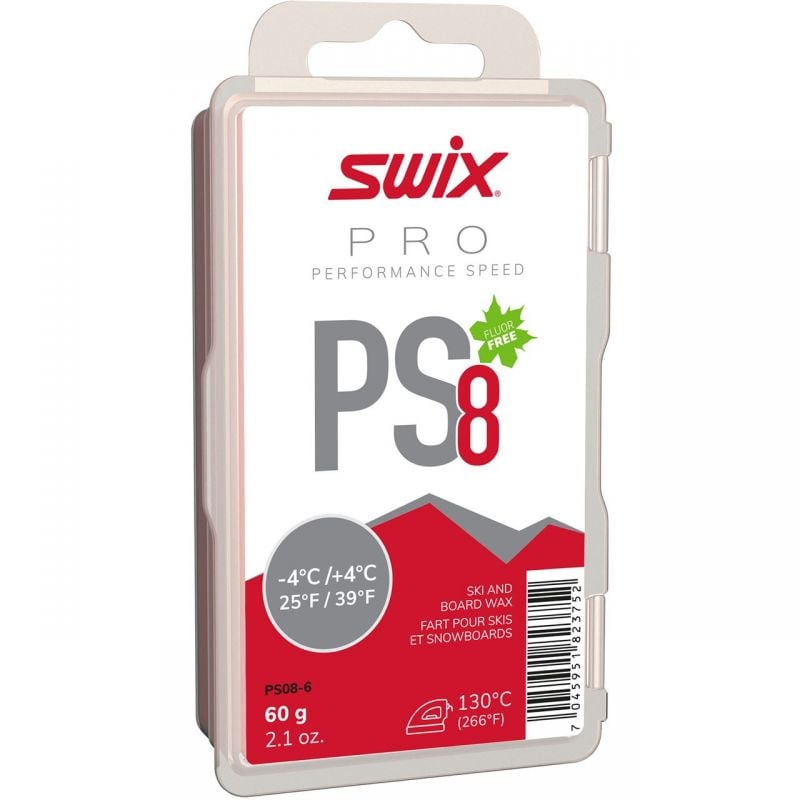 Cera SWIX Pro Performance Speed 8 60g (rosso)