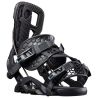 Attacco da snowboard Flow Fuse hybrid (nero)
