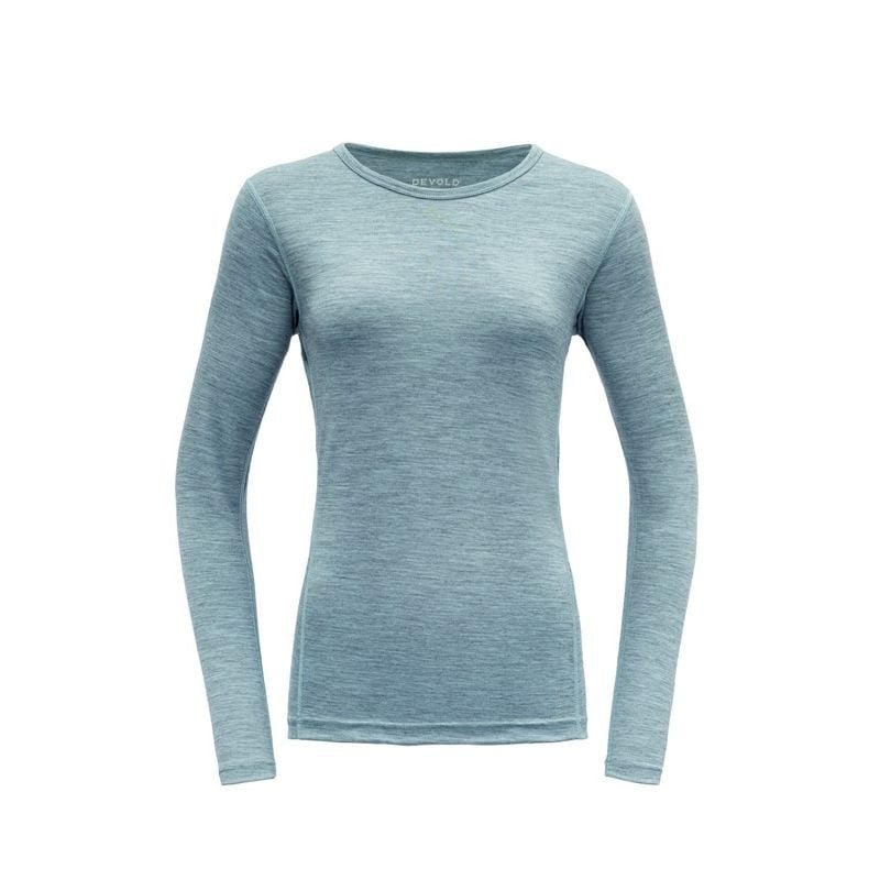Women's long-sleeved T-shirt Devold Breeze Merino 150 (Cameo melange)