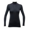 Top técnico Devold Breeze Merino 150 Half Zip Neck (Black) Women's