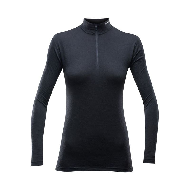 Teknisk topp Devold Breeze Merino 150 Half Zip Neck (Black) Dam