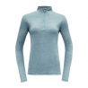 Teknisk topp til dame Devold Breeze Merino 150 Half Zip Neck (Cameo Melange)