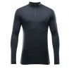 Camiseta técnica de hombre Devold Breeze Half Zip Neck (Negro)