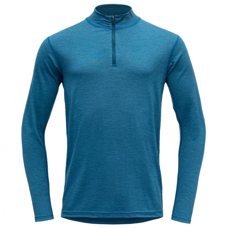 T-shirt manches longues Devold Breeze Half Zip Neck (Blue Melange) homme