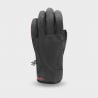 racer short windstopper softshell glove (BLACK RED)