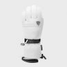 RACER GANT SKI FEMME GORE-TEX DUVET D'OIE SOFTSHELL CUIR WHITE