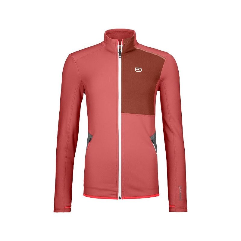 Ortovox Fleece Jas (Blush) dames