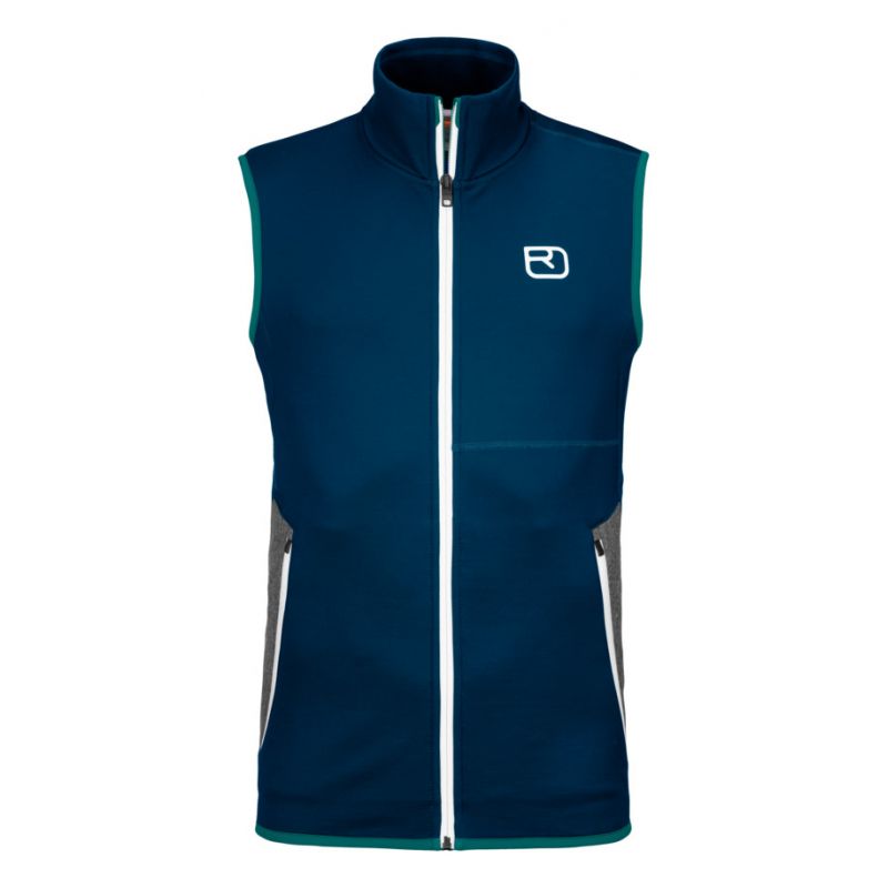 Sleeveless jacket Ortovox Fleece (Petrol Blue) man