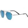 SERENGETI Shelby Shiny Silver Spirit Polarized 555nm Blue Cat 2 To 3
