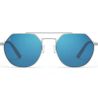 SERENGETI Shelby Shiny Silver Spirit Polarized 555nm Blue Cat 2 To 3