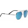 Brillen Serengeti Shelby (Shiny Silver Spirit Polarized Blue Cat 2 bis 3)