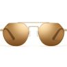 SERENGETI Shelby Shiny Silver Spirit Polarized 555nm Blue Cat 2 To 3
