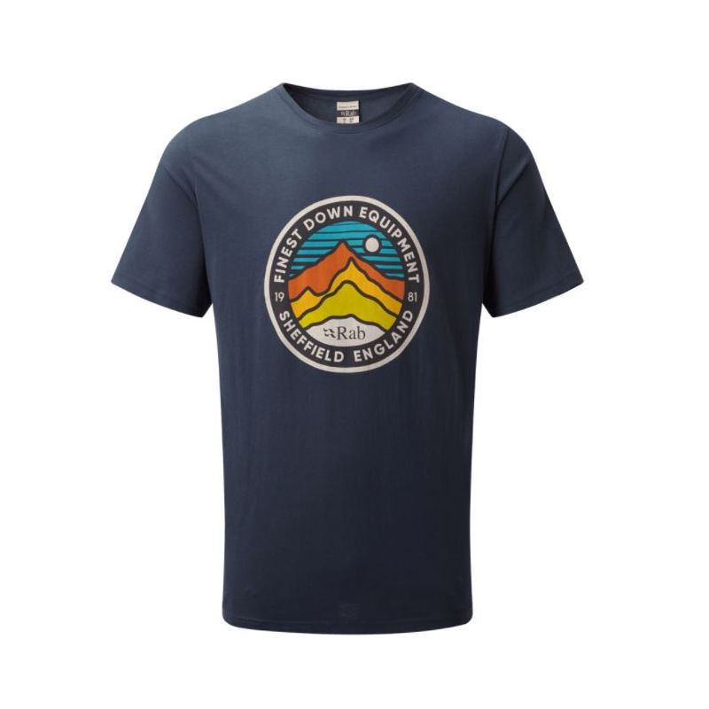 T-shirt Rab Stance 3 Peaks SS (Deep Ink) man