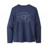 M's L/s Cap Cool Daily Graphic Shirt Patagonia Clean Climb Hex: New Navy X-Dye