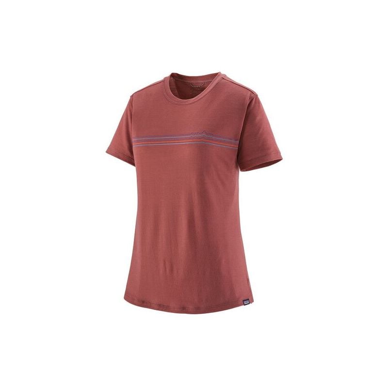 T-shirt Patagonia Cap Cool Merino Graphic (Rosehip) woman