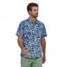 Ms Back Step Patagonia Shirt (Dama di astore: nuova marina)