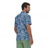Chemise Ms Back Step Patagonia (Goshawk dobby: ny marin) homme