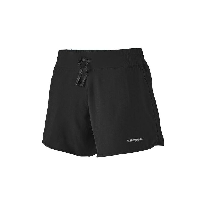 PATAGONIA Nine Trails Short - 6 inch (zwart) hardloopshort voor dames