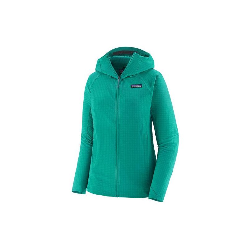 Fleece R1 Techface Patagonia (Fresh teal) dames