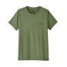 W's Cap Cool Daily Graphic Shirt Clean Climb Bloom: Sedge Green X-dye
