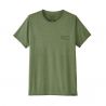 T-shirt Patagonia Dames muts Cool Daily Graphic Clean Climb Bloom (sedge green x-dye)