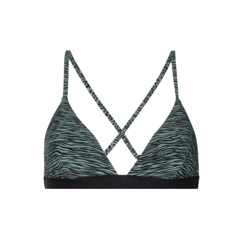 Protest Mixdali Bikini Top (Grön Baygreen) Kvinnor