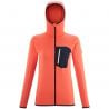 Dames Micro Fleece Millet Trilogy Lightgrid Hoodie (Oranje)