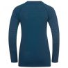 T-shirt Crew Neck L/s Essential Seamless Odlo blue wing teal melange