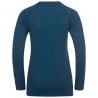 T-shirt Crew Neck L/s Essential Seamless Odlo blue wing teal melange