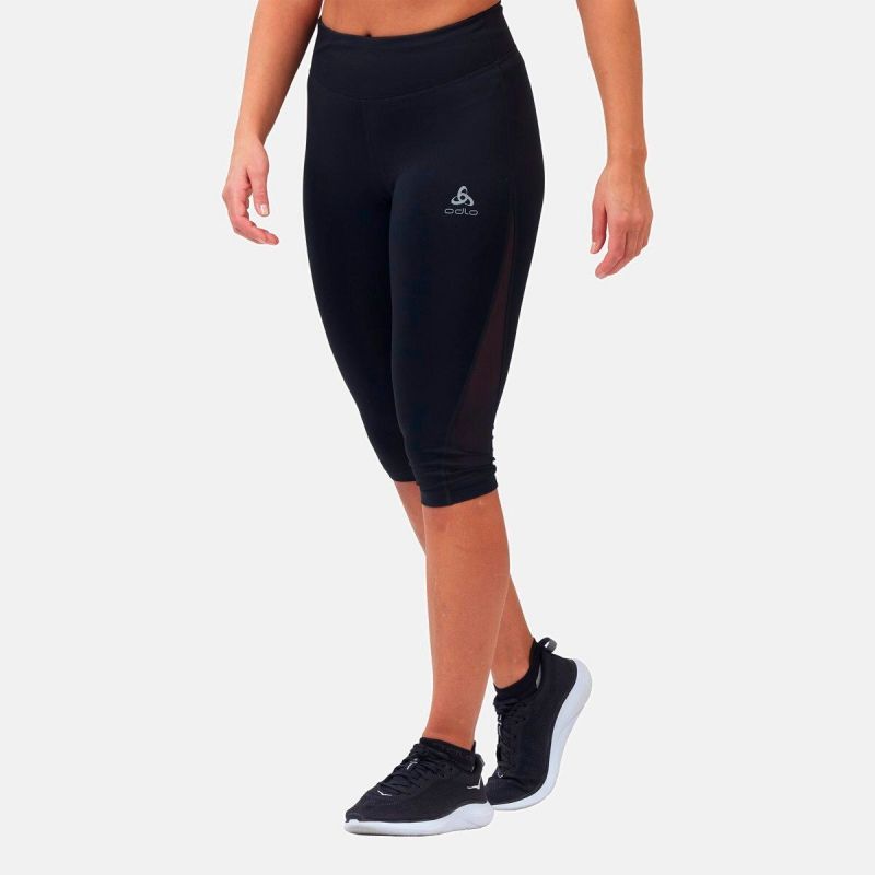 Dames legging 3/4 Odlo Essential Mesh (zwart)