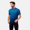 T-shirt S/u Collar S/s Full Zip Essentia Odlo indigo bunting - blue wing teal