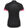 T-shirt S/u Collar S/s Full Zip Essentia Odlo black - paradise pink