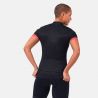 T-shirt S/u Collar S/s Full Zip Essentia Odlo black - paradise pink